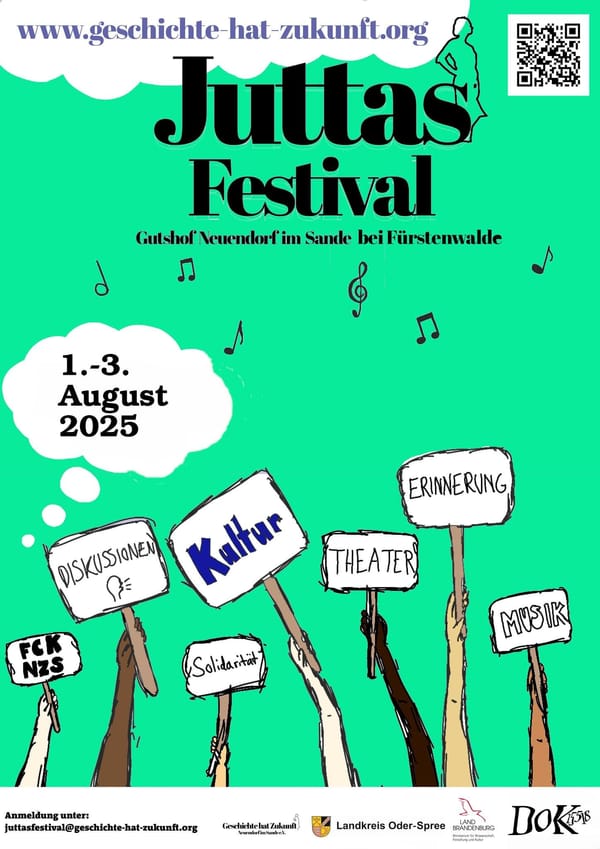 Juttas Festival 2025 // Musik, Workshop und Lesungen - komplettes Programm